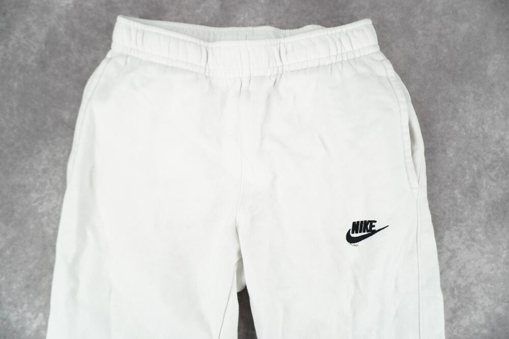 Nike Sportswear Club Fleece Joggers White Black Men’s Small Sweatpants